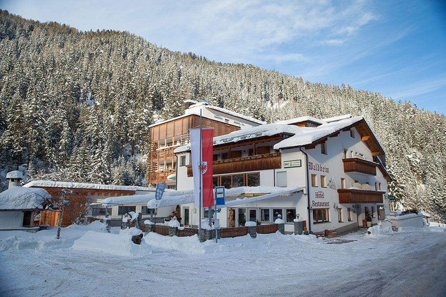 Hotel im Winter