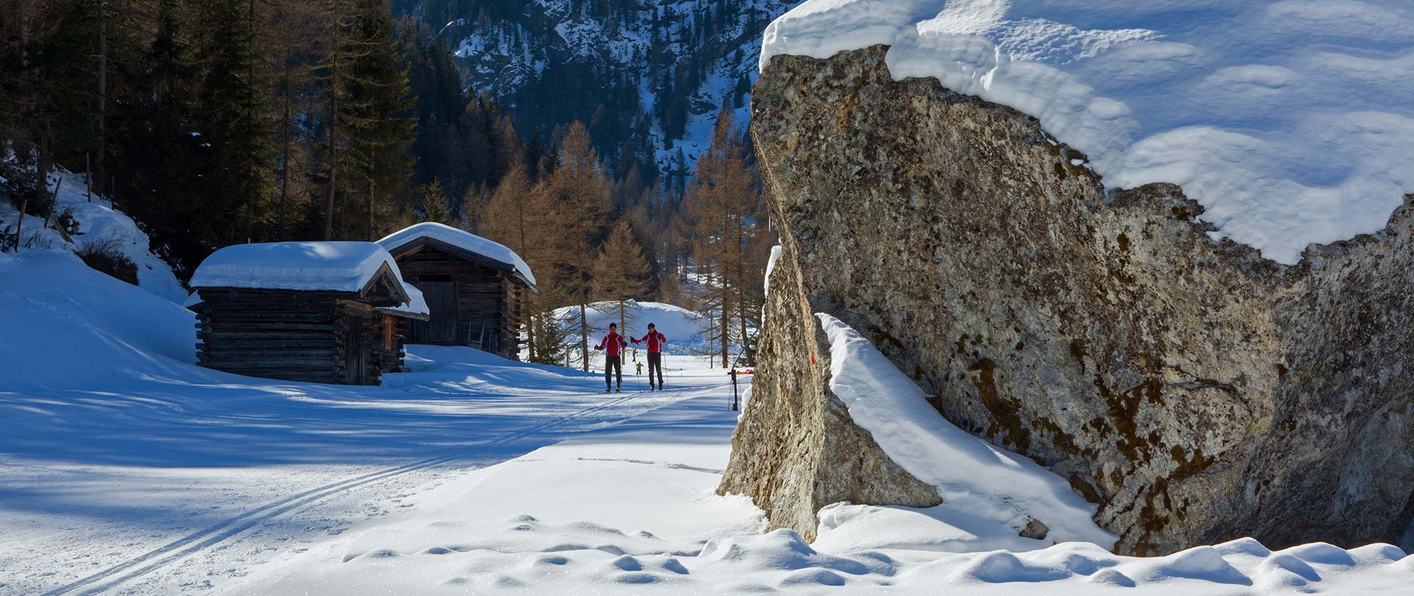Cross-country skiing in Val Martello