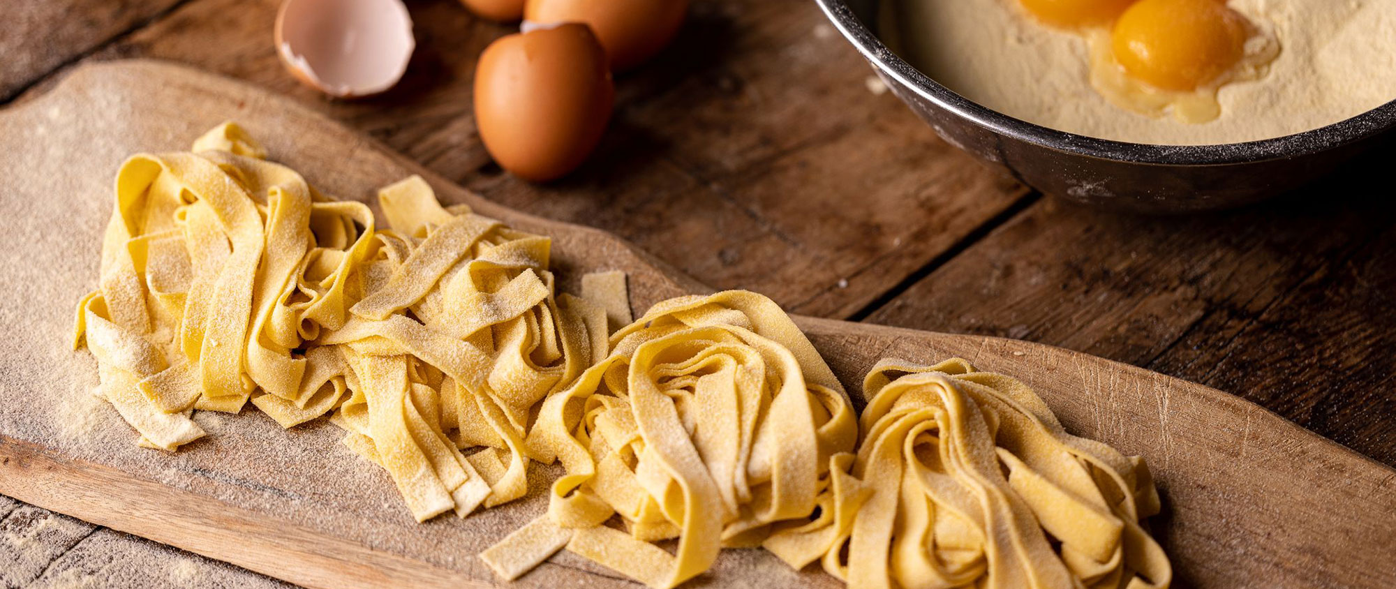 Kulinarik - Nudelspeise mit Eier - Hotel Restaurant Waldheim