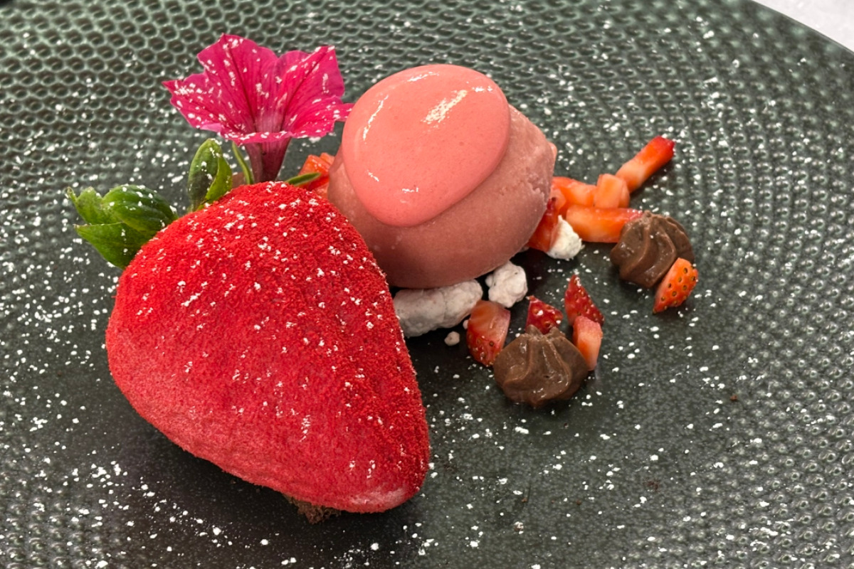 Erdbeer- und Gipfelgenuss