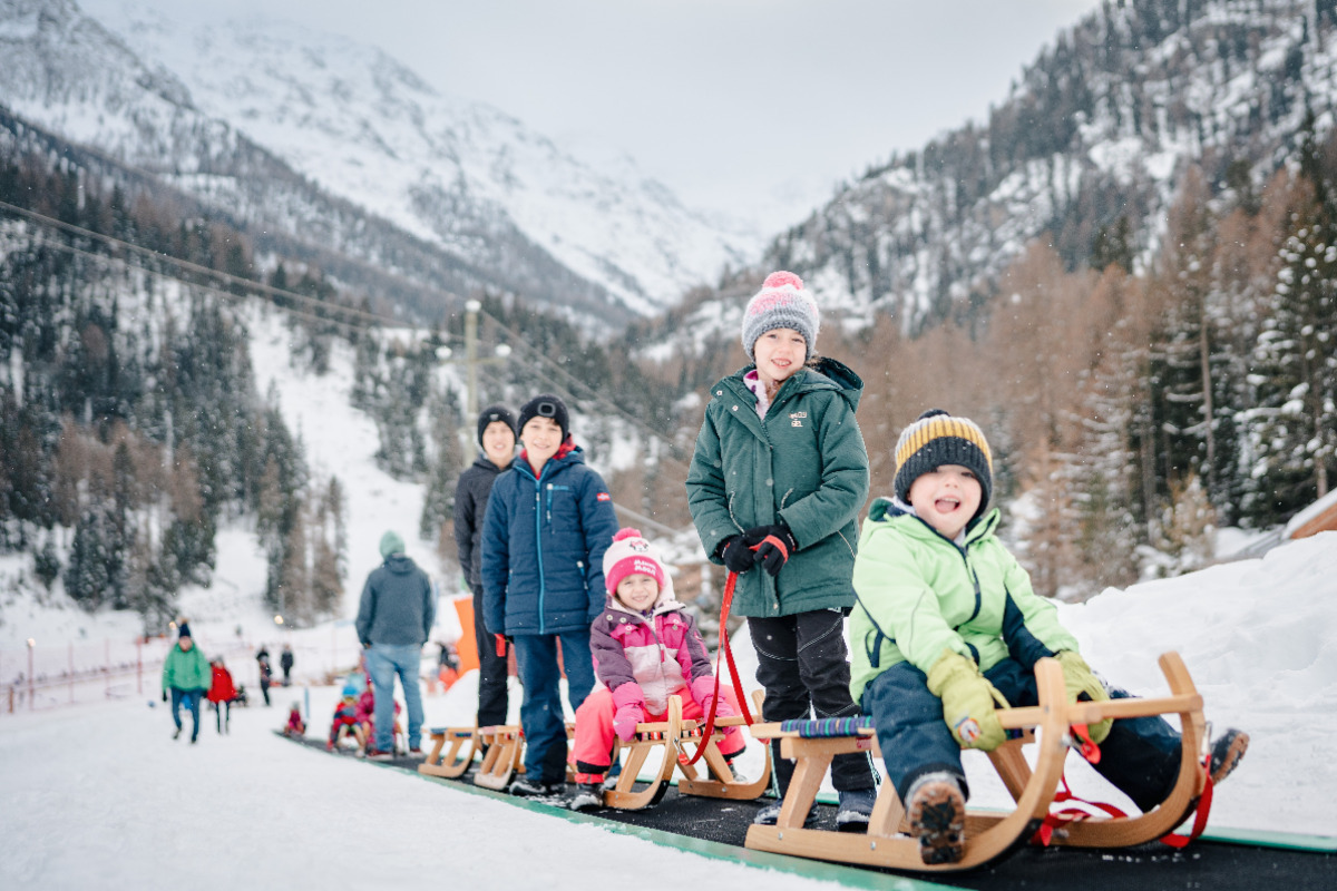 Rodeln in Martell